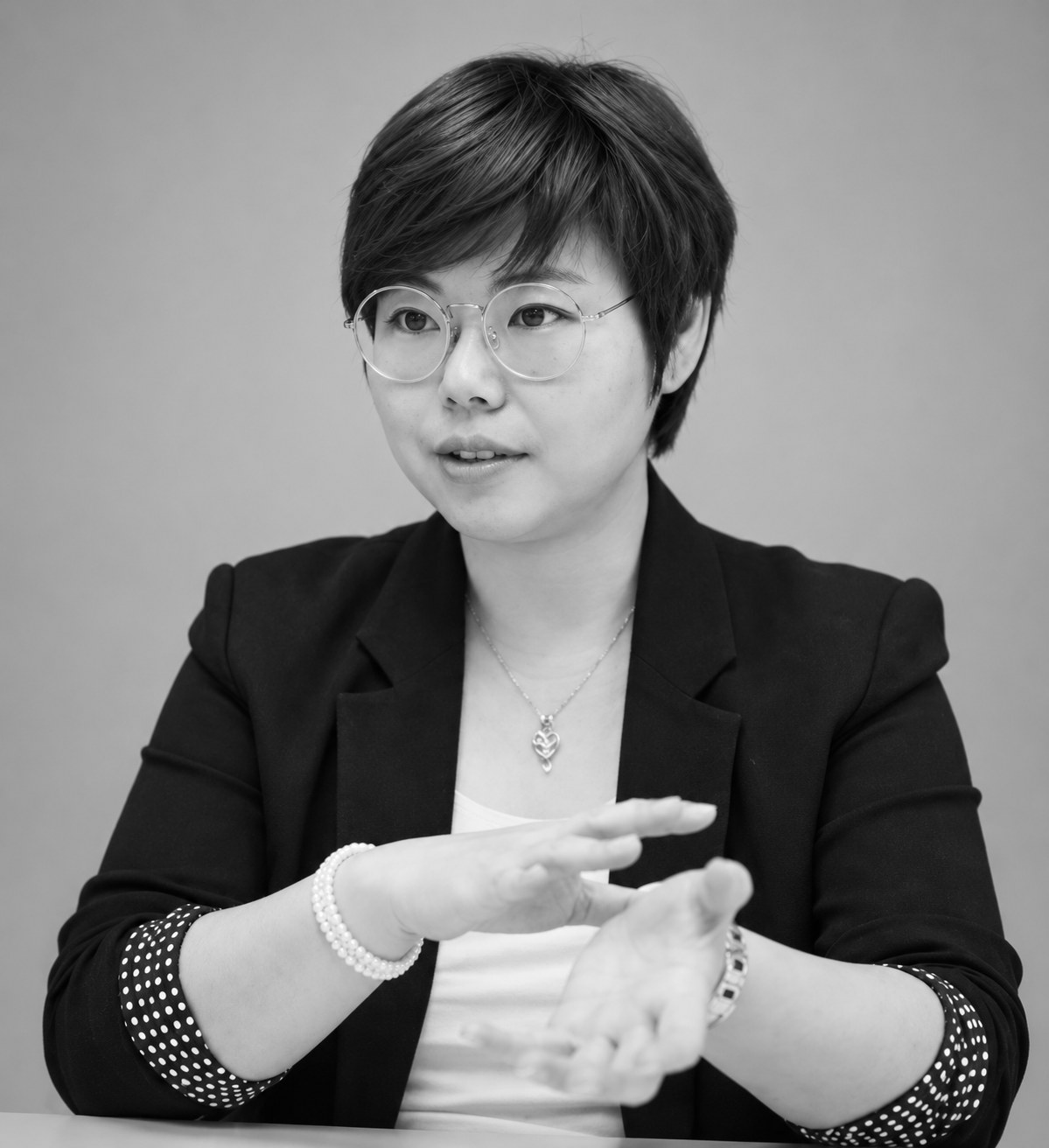 정경희 Jung Kyunghee 연구자 흑백 프로필 사진